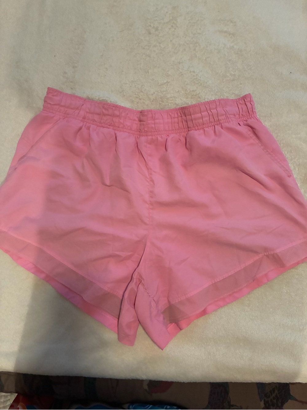 Women's Pink Athletic Shorts - Lightweight Summer Style